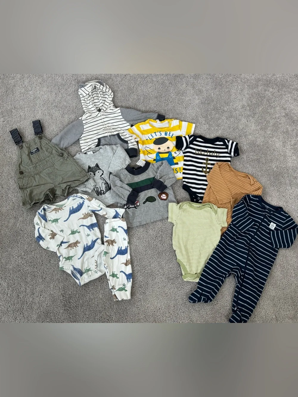 Baby boy clothing bundle size 3-6 and 6 months